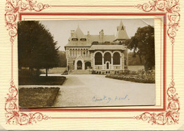 SARZEAU ** MANOIR VILLA DE COAT Y HUEL ** CARTE PHOTO ** RARE ** - Sarzeau