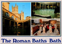 (1 M 31) UK (posted To France In 1992) Roman Bath In The City Of Bath - Bath