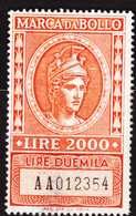 Italy Revenue Tax Stamp - Unclassified