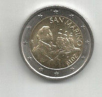 (CIRCULATED EUROCOINS) 2019, 2€ - Conditions As Shown In Picture - San Marino