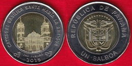 Panama 1 Balboa 2018 (2019) "Catedral Basilica Santa Marian" BiMetallic UNC - Panamá