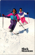New Hampshire Black Mountain Ski Area Skiing Scene - White Mountains