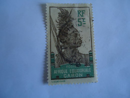 GABON  FRANCE  COLONIES USED    STAMPS  MEN - Altri & Non Classificati