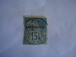 GUADELOUPE   FRANCE  COLONIES USED    STAMPS  -WITH POSTMARK 1882 - Otros & Sin Clasificación