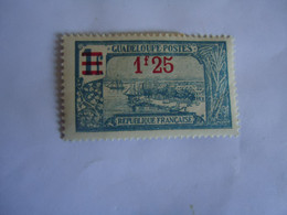 GUADELOUPE   FRANCE  COLONIES    MLN  STAMPS 1924 OVERPRINT  1.25/1F - Andere & Zonder Classificatie