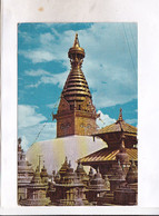 CPA  NEPAL; KATHMANDU, SWOYAMBHU NATH TEMPLE  (voir Timbre ) - Népal