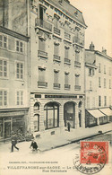 BANQUE - CREDIT LYONNAIS - VILLEFRANCHE SUR SAONE ( 69 - RHONE) - Rue Nationale - CARTE - TRES BON ETAT - Banques