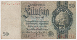 Germany P 182 A - 50 Reichsmark 30.3.1933 - Fine - 50 Mark