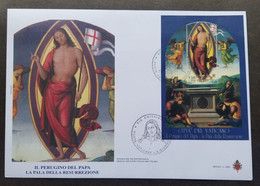 Vatican Altarpiece Of The Resurrection By Perugino 2005 (FDC) - Cartas & Documentos