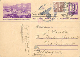 Switzerland Suisse Schweiz Entier Postal Helvetia 10c Postal Stationery Mogelsberg Toggenburg  Via Deutschland 1940 - Fiscaux