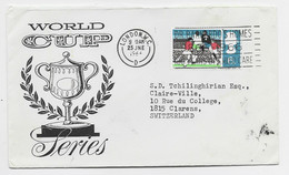 ENGLAND SOCCER FOOTBALL LETTRE COVER WORLD CUP LONDON 25 JN 1966 - 1966 – Engeland