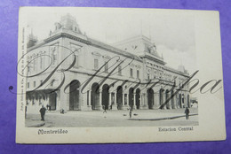Uraguay Montevideo Esatcion Central Station Railroad Gare - Argentine