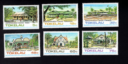 1653849830 1985 SCOTT  120 125 POSTFRIS (XX) MINT NEVER HINGED  - PUBLIC BUILDINGS AND CHURCHES - Tokelau