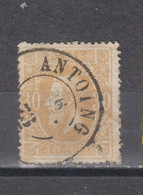 COB 33 Oblitération Double Cercle ANTOING - 1869-1883 Leopold II