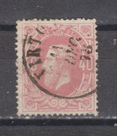 COB 34 Oblitération Double Cercle VIRTON - 1869-1883 Léopold II