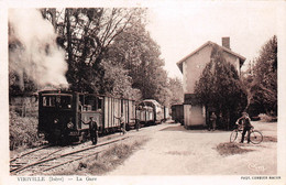 VIRIVILLE (Isère) - La Gare - Train, Tramway - Viriville