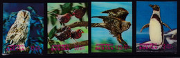 BHUTAN 1969 Birds 3-D Stamps 4 Diff. Stamps MNH, As Per Scan - Erreurs Sur Timbres