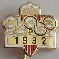 Olympics Los Angeles 1932  Olympic Games   PIN A12/1 - Jeux Olympiques