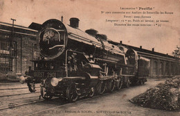 76 / Sotteville-les-Rouen. - Locomotive " Pacific " N° 2901 Construite Aux Ateliers De Sotteville-les-Rouen. - Sotteville Les Rouen