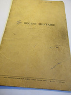 Livret D'itinéraires  Et De Personnes Transportées/IIIéme Région Militaire/6éme Régt   Du Génie/1953              AEC241 - Documenten