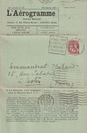 Novembre 1931 - L' Aérogramme - Journal Mensuel - N° 13 - De Mazamet Vers Castres, Tarn - 2 C Type Blanc - Daguin - 1927-1959 Covers & Documents