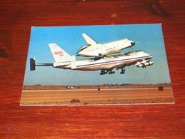 55576- USA, SWEEP OF THE EDWARDS AIR FORCE BASE, CALIFORNIA / BOEING 747 SHUTTLE CARRIER AIRCRAFT N905NA - Space