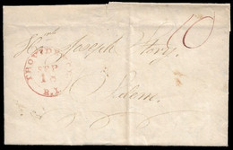 1826, 18 Sept US PROVIDENCE JOHNSTOWN (Johnston) RHODE ISLAND STAMPLESS ENTIRE To SALEM - …-1845 Prephilately