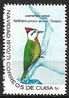 Cuba - MNH ** 1970 :     Cuban Green Woodpecker  -  Xiphidiopicus Percussus - Specht- & Bartvögel