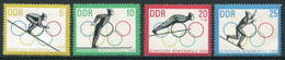 DDR / E. GERMANY 1963 Winter Olympic Games  MNH / **.  Michel  1000-03 - Nuevos