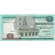 Billet, Égypte, 5 Pounds, 2013, 2013, NEUF - Egypte