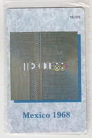 GREECE - 19th Olympic Games Mexico 1968, 16/26, DNA Interconnect Promotion Prepaid Card, Tirage 80.000, Mint - Grèce