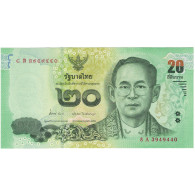 Billet, Thaïlande, 20 Baht, 2015, NEUF - Thailand