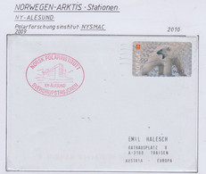 Spitsbergen  Cover Norsk Polarinstitutt Sverdrupstasjonen Ca Postens Norge 2009 (LO186) - Scientific Stations & Arctic Drifting Stations