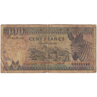 Billet, Rwanda, 100 Francs, 1982, 1982-08-01, KM:19, B - Ruanda