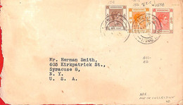 Aa6823 - HONG KONG - POSTAL HISTORY -  COVER From STANLEY  To The USA 1953 - Covers & Documents