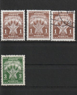 MiNr. 90, 92 Jugoslawien, Portomarken 1946, 3. Mai/1947, 1. Jan. Neue Wappenzeichnung Mit Abwechselnder Lateinischer Un - Timbres-taxe