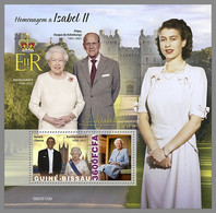 GUINEA BISSAU 2022 MNH Queen Elizabeth II. S/S - OFFICIAL ISSUE - DHQ2244 - Royalties, Royals