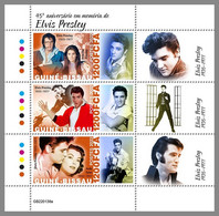 GUINEA BISSAU 2022 MNH Elvis Presley M/S - IMPERFORATED - DHQ2244 - Elvis Presley