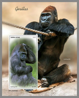 SIERRA LEONE 2022 MNH Gorillas Gorilles S/S II - IMPERFORATED - DHQ2244 - Gorilas