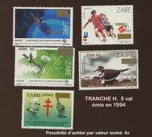 1994- Inflation.  Tranche H. 5 Val COB 1484/1488**. Cote 9,--€ - Ungebraucht