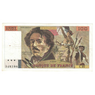 France, 100 Francs, Delacroix, 1980, L.31, SUP, Fayette:69.4a, KM:154b - 100 F 1978-1995 ''Delacroix''