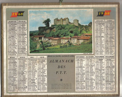 Calendrier Almanach Des P.T.T. 1968 - Grand Format : 1961-70