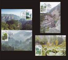 China Maximum Card,2001-2025 Liupan Mountain，4 Pcs - Cartes-maximum
