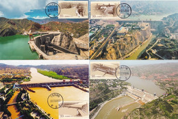 China Maximum Card,2002-12 Yellow River Water Conservancy Project，4 Pcs - Cartes-maximum