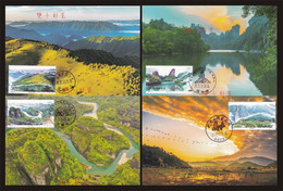 China Maximum Card,1994-13 Scenery Of Wuyi Mountain，4 Pcs - Cartes-maximum