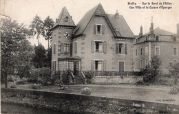 Delle Sur Le Bord De L'Allan Une Villa Et La Caisse D"épargne - Banques