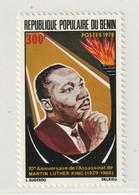 THEMATIC FAMOUS PEOPLE:  MARTIN LUTHER KING  - BENIN - Martin Luther King