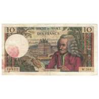 France, 10 Francs, Voltaire, 1966, W.264, TB, Fayette:62.23, KM:147b - 10 F 1963-1973 ''Voltaire''