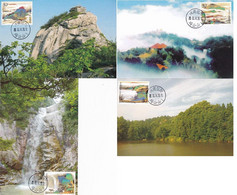 China Maximum Card,2005-7 Jigong Mountain，4 Pcs - Cartes-maximum