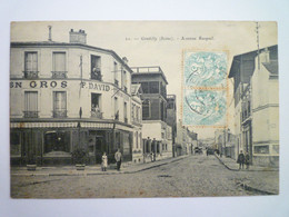 2022 - 4088  GENTILLY  (Val-de-Marne)  :  Avenue RASPAIL   1908   XXX - Gentilly